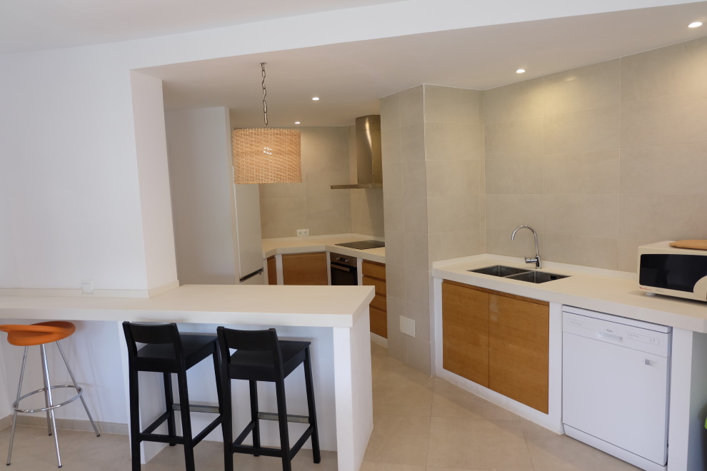 Kitchen area Ibiza sale apartment 3 bedrooms groundfloor resa estates.jpg